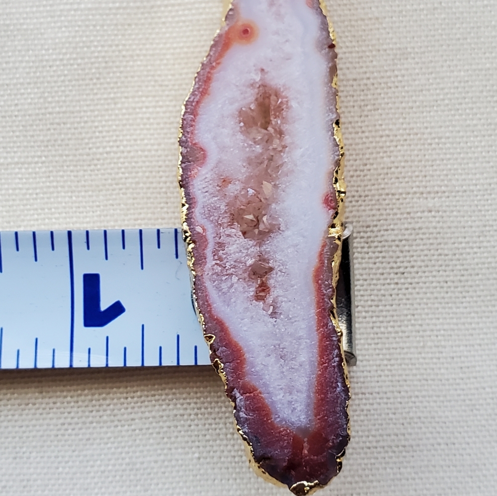 Geode Slice Pendant - Picture 8 of 8